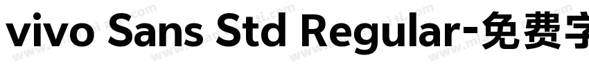 vivo Sans Std Regular字体转换